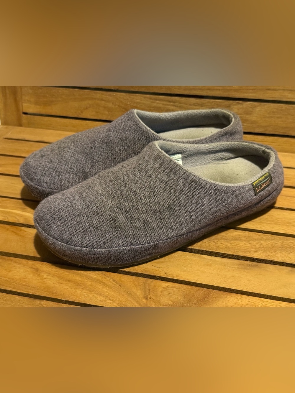 LL Bean: Women's Sweater Fleece Slipper Scuff size 9